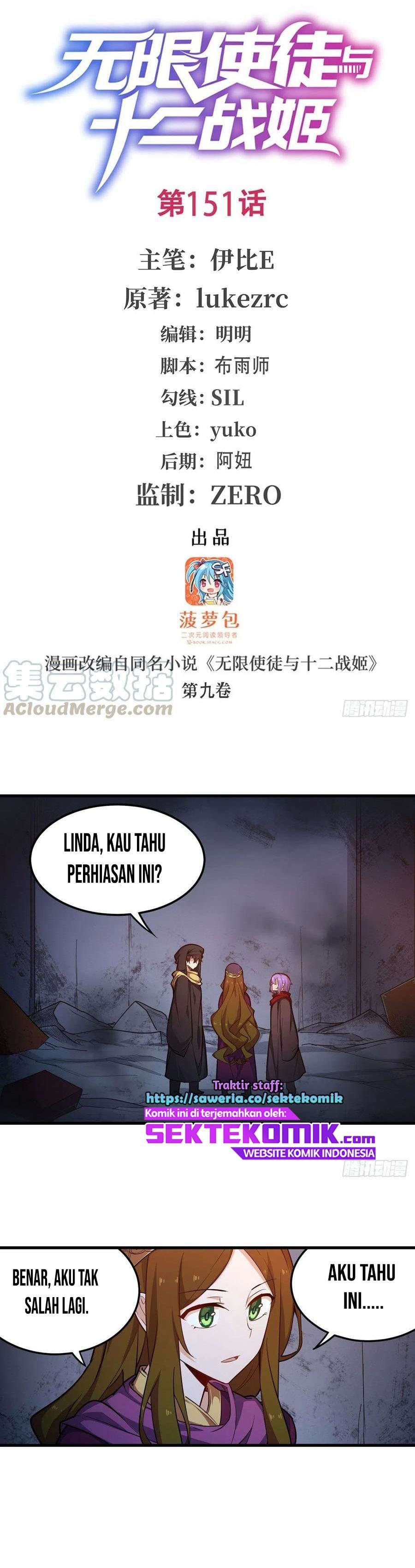 Wuxian Shitu Yu Shier Zhan Ji (Infinite Apostles and Twelve War Girls) Chapter 151 Bahasa Indonesia